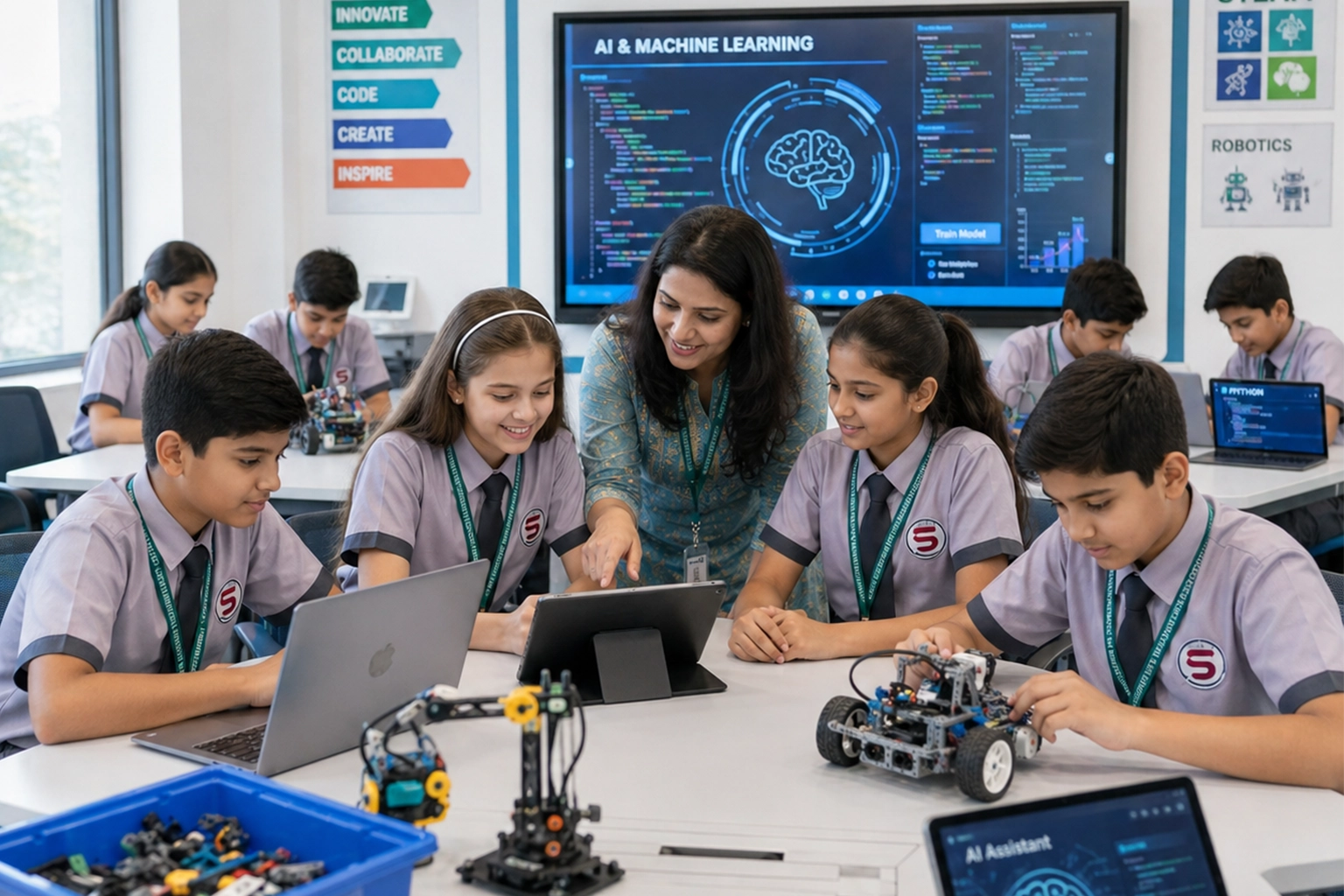 AI STEAM Learning at SA International School