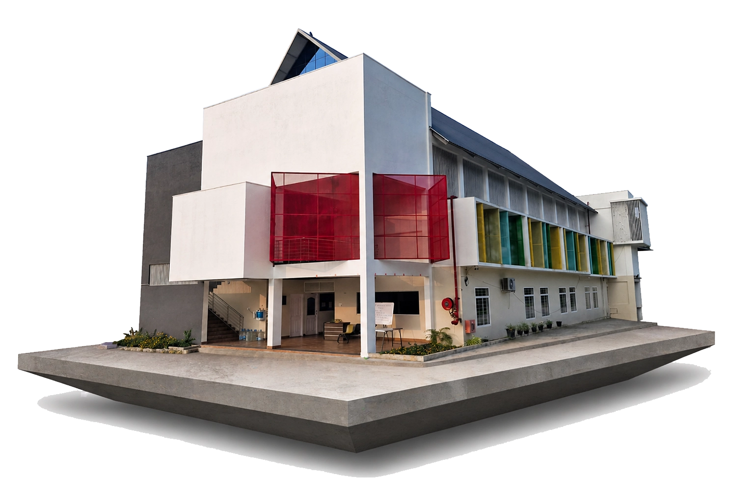 Students learning at SA International School